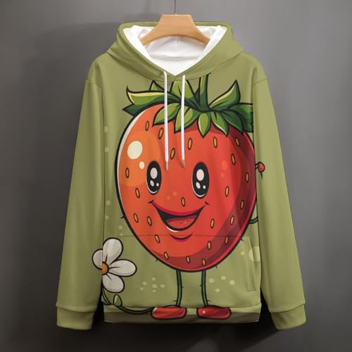 Sweatshirt pullover Fleur de Fraise idéal pour vos sorties urbaines de week-end - 5