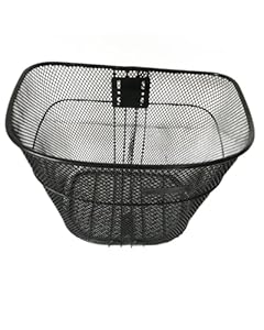 Pplkhs PPLKHS Fahrradkorb Metallgeflecht Schwarz