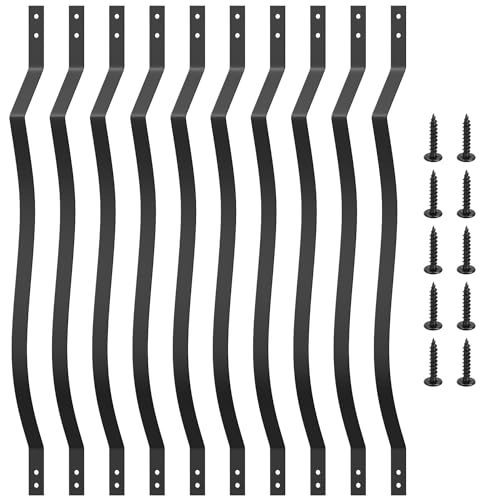 Akenow 36 inch Heavy Duty Cast Iron Wave Balusters 51 Pack