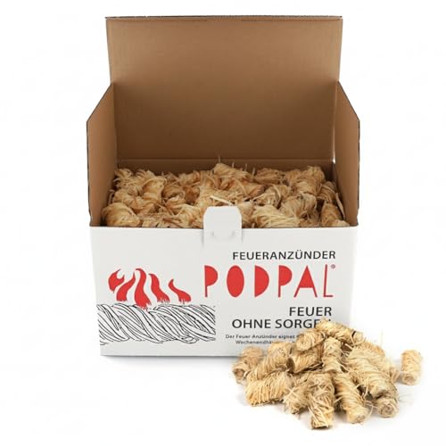 PODPAL Encendedor de Lana de Madera, Arranque de Fuego Natural,...