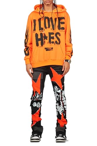 Men's Vadim Patchwork Stacked Flare Jean - Main Image