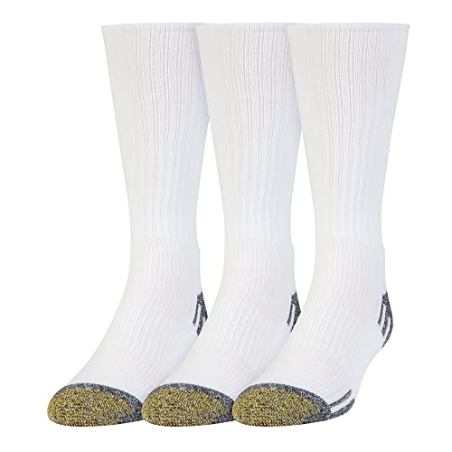 GOLDTOE Men's Outlast Crew Socks 3 Pack