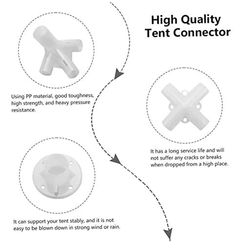 Gazebo Connectors Tent Feet Corner Center Connector Spare Parts Tent Accessories 9Pcs #TOP3