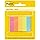 Post-it Page Markers, Assorted Colors, 1/2 in x 2 in, 50 Sheets/Pad, 5 Pads/Pack (670-5AF)
