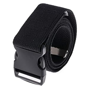 COW&COW Gait Belt 60inch – Transfer and Walking Assistance with Quick Release Buckle for Caregiver Nurse Therapist 2 inches(Black)