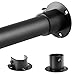 Garderobenstange Schwarz, Ausziehbare Kleiderstange 74-130cm,1 Set Teleskop-Schrankstange für Schlafzimmer Schrank-Kleiderstange (Durchmesser 32 x 28 mm) 28 32 günstig Kaufen-Garderobenstange Schwarz, Ausziehbare Kleiderstange 74-130cm,1 Set Teleskop-Schrankstange für Schlafzimmer Schrank-Kleiderstange (Durchmesser 32 x 28 mm)