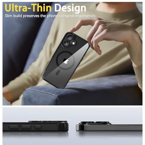 PinLiSheng Magnetic for iPhone Case (Clear-Black, iPhone 17) - image 8