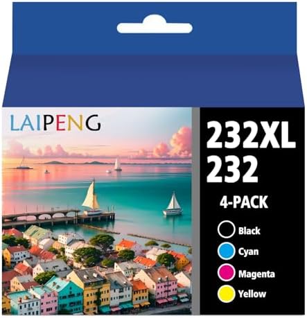 232XL T232XL Ink Cartridge Combo Pack Remanufactured for Epson 232XL ...