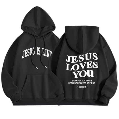 Jesus Is King Fleece Hoodie