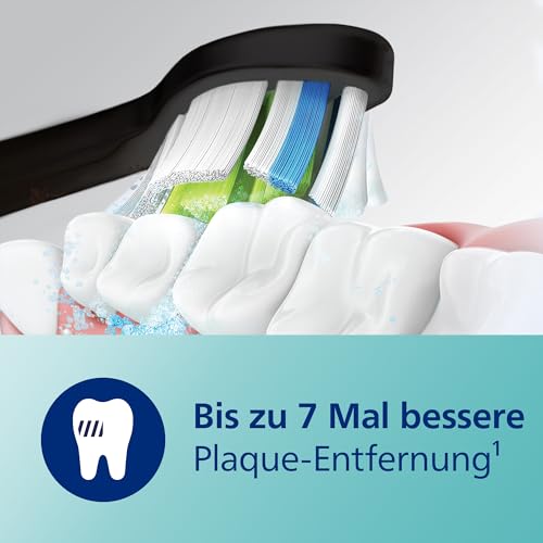 Philips Sonicare ProtectiveClean 4500 elektrische Zahnbürste, Schallzahnbürste mit 2 Putzmodi, Clean und White, Drucksensor, Timer, Schwarz, Modell HX6830/44 – Bild 5
