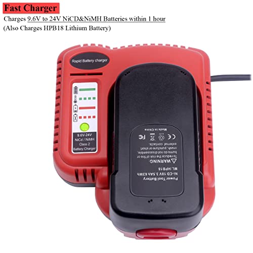 Lasica BDK-BDFC240-L Replacement For Black & Decker Battery Fast Charger Compatible With Black And Decker 9.6V 12V 14.4V 18V 24V Nicad & Nimh Batteries Hpb18-Ope Hpb14 Hpb12 Hpb96 Bdccn24 Bdfc240 Firestorm Charger thumb #3
