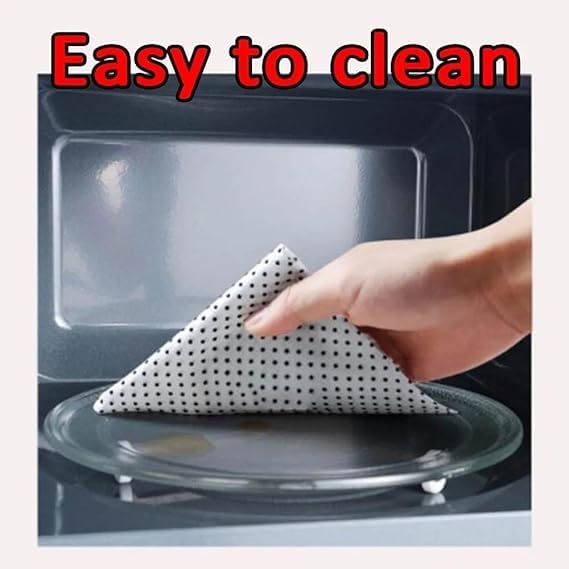 Image of Universal Microwave Glass Turntable Plate, 24.5 cm, Compatible with IFB, AEG, LG, Bosch, Daewoo, Onida Ovens, 6 Fixers