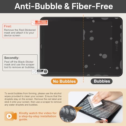 Image of CoBak 2 Pack Anti-Glare Matte Screen Protector for 7 inch 12th Gen 2024 & Colorsoft Signature Edition,for TCL Reader - High Clarity, Fingerprint Resistant - Fine-Grit Texture PET Film
