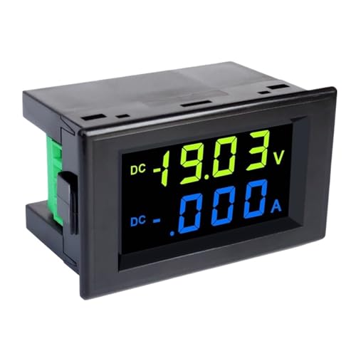Amperímetro de voltaje digital AC220V con pantalla LCD dual