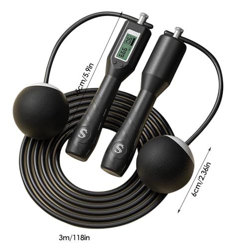 Cuerda de saltar de ejercicio ajustable para el entrenamiento cardiovascular en casa 2