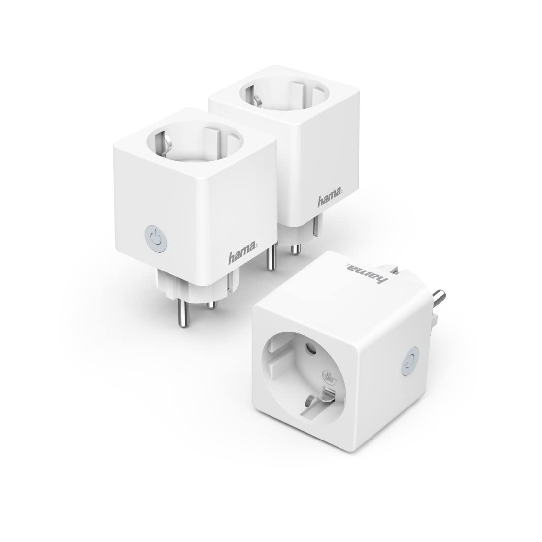 Hama Enchufe WiFi, Blanco, 3er-Set