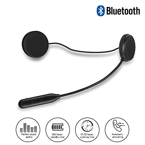 Motorcycle Bluetooth 5.0 Headphones Outdoor Helmet Earphone Bluetooth Stereo Music and Voice Microphone
