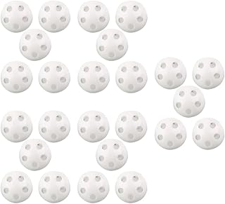 jojofuny 24mm 50 Pieces Toy Rattle Box Repair Baby Toy Noise Maker Insert Squeaker for Pet Toy Animal Puppet Doll Accessories