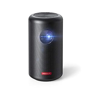 Anker, Nebula Capsule Max, mini-projector in pint-formaat, beamer met wifi en 200 ANSI lumen, 8 W luidspreker, 100 inch…
