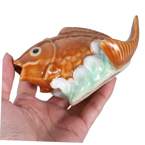 Tapas tornillos inodoro de peces amarillos para decorar baños infantiles 5