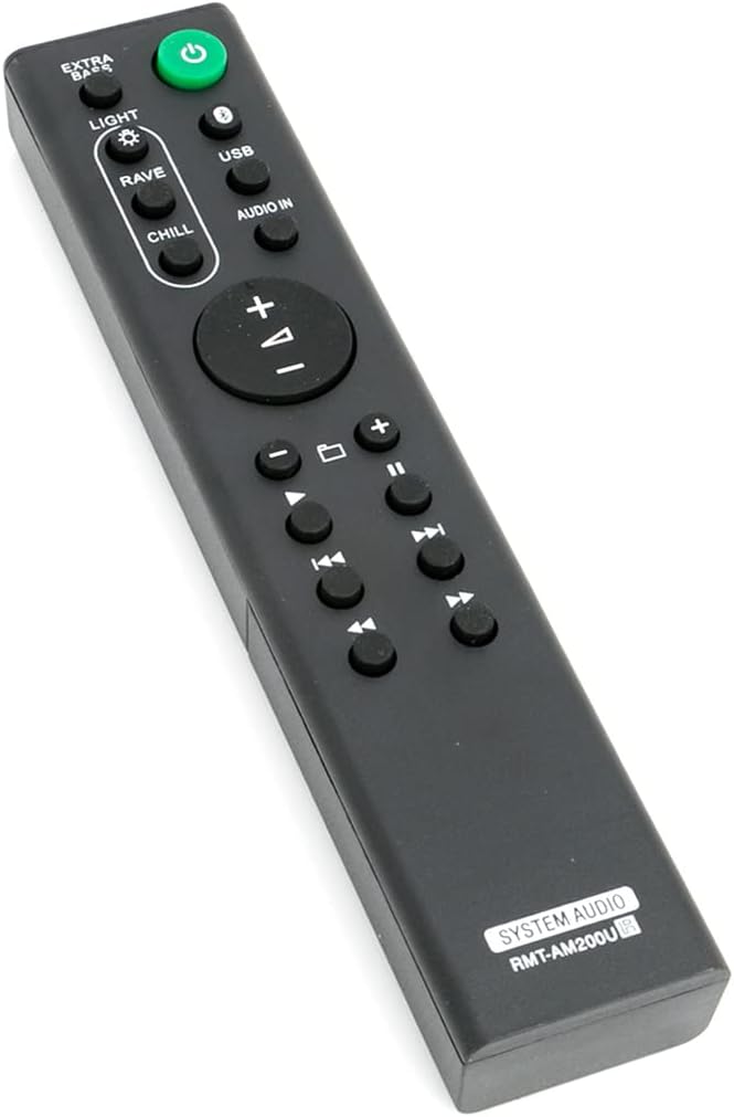 AULCMEET RMT-AM200U Replacement Remote Control Compatible with Sony Party Speaker GTK-XB7 Home Audio System - Image 3