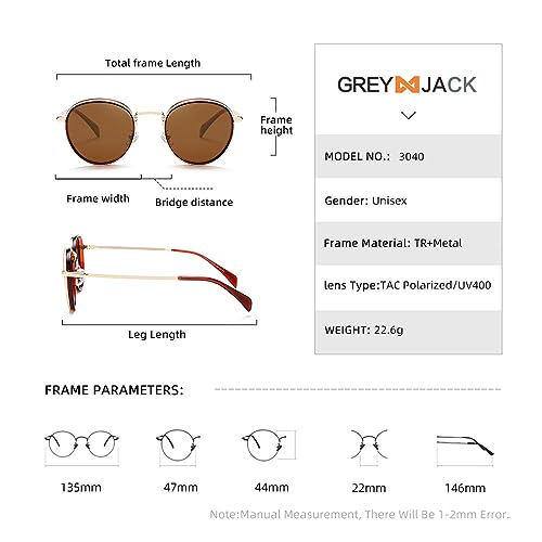 Image of Retro Round Sunglasses for Women, Photo-ready Look, for Everyday Wear