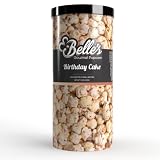Belle’s Gourmet Popcorn Gift Canister - Birthday Cake Popcorn Tub from USA Grown Non GMO popcorn ker