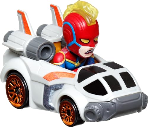 Hot Wheels Marvel RacerVerse - 5 Autos de Juguete 1:64
