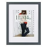 RPJC 11x14 inch Picture Frame Made of Solid Wood and High Definition Glass Display Pictures 8x10...