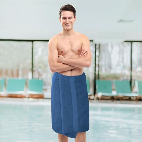 Image of Utopia Towels 6 Pack Medium Bath Towel Set, 24 by 48 Inches, 500 GSM 100% Ring Spun Cotton, Lightweight and Highly Absorbent Quick Drying Premium Towels for Hotel, Spa and Bathroom, Navy