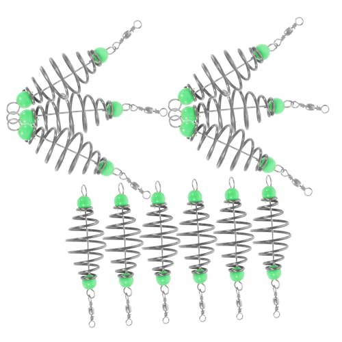 Balacoo 12Pcs Fishing Lure Cage Durable Bait for Outdoor Fishing Bait Release Feeder for Carp and Coarse Fishing Supplies