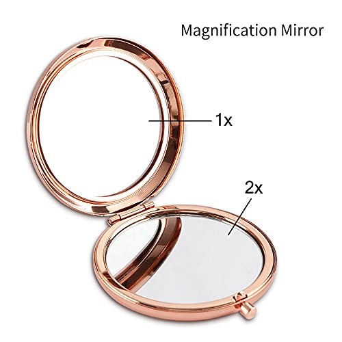Java Wood Aunt Gifts Best Aunt Ever Travel Makeup Mirror From Niece Nephew Announcement Funny Auntie Christmas Or Birthday Thank Gift Women Presents Rose Golden Compact Vanity Mirror #TOP3
