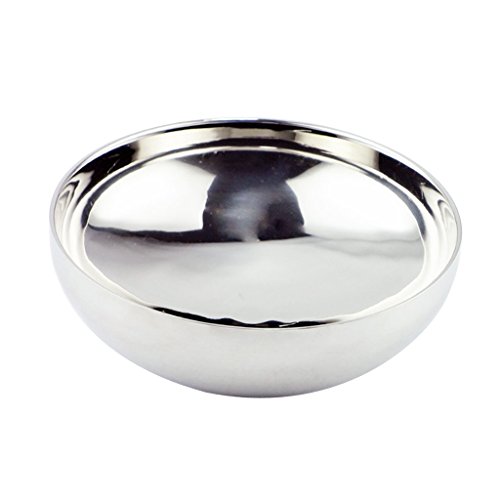 Tigela de macarrão homozy Ramen de aço inoxidável para massa, sobremesa, arroz, sopa – 22 cm