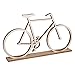 Rayher 62814000 Fahrrad aus Holz, mit Holzständer zum Stellen, FSC zertifiziert, 20 x 11 cm, Dekofahrrad für Geldgeschenke