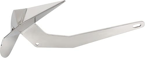 Miniatura 4 de SCITOO Anclaje de barco 316 de acero inoxidable 11.0 lbs11LB triángulo ancla ancla marina