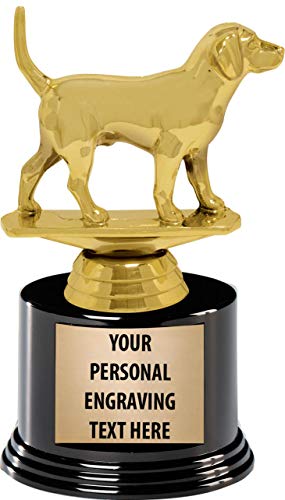 Crown Awards Dog Trophies Custom Engraving, 5.5