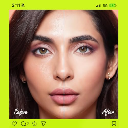 Image of RENEE Delulu Blurring Gel Compact | Matte Finish, Controls Excess Oil, Reduces Shine, Blurs Pores | With Jojoba Oil and Vitamin E, For All Skin Types | 5g