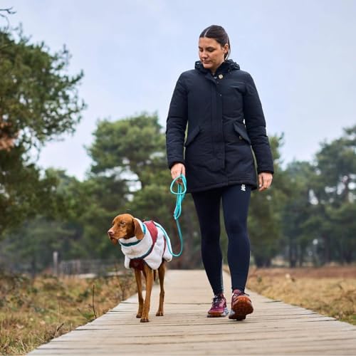 Non-stop dogwear Trekking-Fleecejacke – Grau/Wein (50)