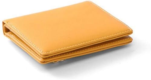 Miniatura 4 de Billetera pequeña de cuero plegable para mujer, mini monedero corto