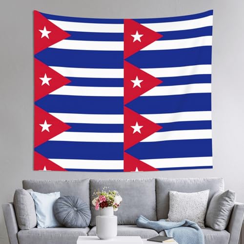 Tapisserie drapeau cubain grand format pour ambiance chaleureuse de dortoir