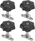 Langlebig – Die Schrauben sind aus 304 Edelstahl, lange Lebensdauer, halten Sie Ihre Ladung an Ort und Stelle.