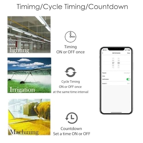 MHCOZY 1-Kanal USB 5V AC/DC 7-32V Smart WiFi Wireless Relais Switch Modul, Tuya Smart Life App Fernbedienung, Kompatibel mit Alexa Google Home (1)