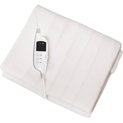 ForPro Professional Collection Fleece Massage Table Warmer, Extra Large 31" x 72" Heating Pad with 9 Heat Settings, Rapid Warming, LED Controller, 6' Detachable Power Cord