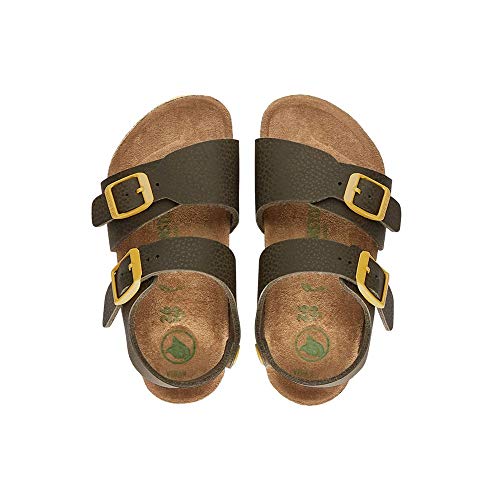 Birkenstock New York Kids Sandalo Verde Da Bambino 10157543