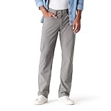 Levi Strauss Signature Gold Mens Comfort Flex-Pro Straight Pants, (New) Smoked Pearl, 33Wx34L