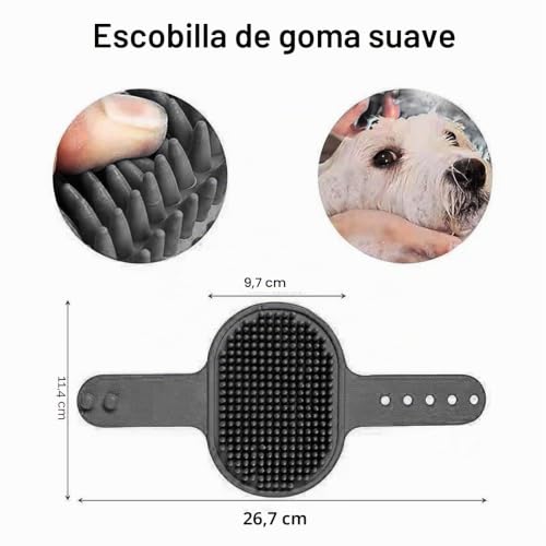 Miniatura 5 de Tinioey Limpiador Patas Perro Grande Viene Con 3 Toallas Absorbentes , Perros Accesorios, Con Cerda De Silicona Suave Extraíble Para Limpiar Patas De Perro Sucia Y Embarrada