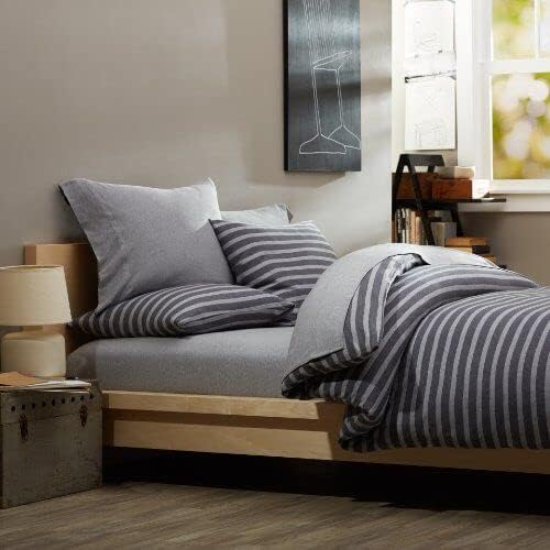 Full XL 100% Microfiber Double Brushed Sheet Set - Extra-Soft, Breathable & Wrinkle-Free - 15\" Deep Pockets, 54\" x 80\" - Ideal for Extra Long Full Beds - 4PC Set (Full XL, Dark Grey)