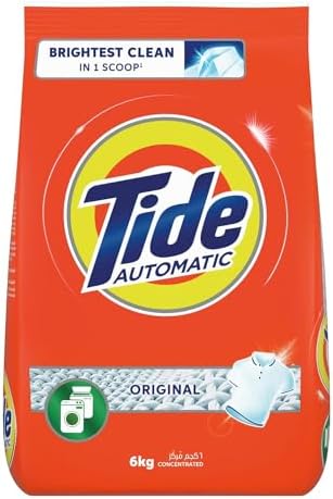 Tide Automatic Powder Laundry Detergent, Original Scent, 6 kg