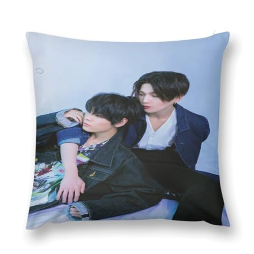 美しい彼エターナル八木勇征萩原利久流行両面印刷枕カバー腰部枕カバー室内ソファー四季通用抗菌防臭肌触り柔らかく快適誕生日クリスマスプレゼント枕カバー抱き枕カバー20 "x20 "