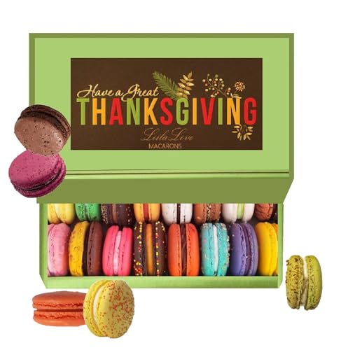 LeilaLove Macarons-16 Macaron gourmet gift box up to dozen flavors - Gift box varies in colors LeilaLove Macarons-16 Macaron gourmet gift box up to dozen flavors - Gift box varies in colors